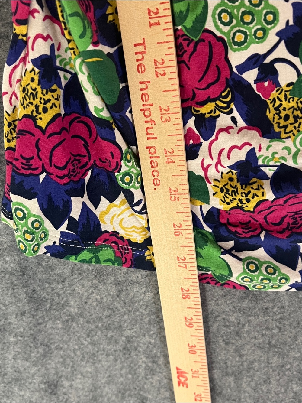BODEN Floral Faux Wrap Surplice Top V-Neck Short Sleeve Stretch US 12 UK 16 - Picture 7 of 8